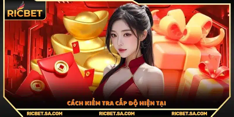 Hướng dẫn xem cấp bậc VIP hiện tại trong tài khoản Ric Bet